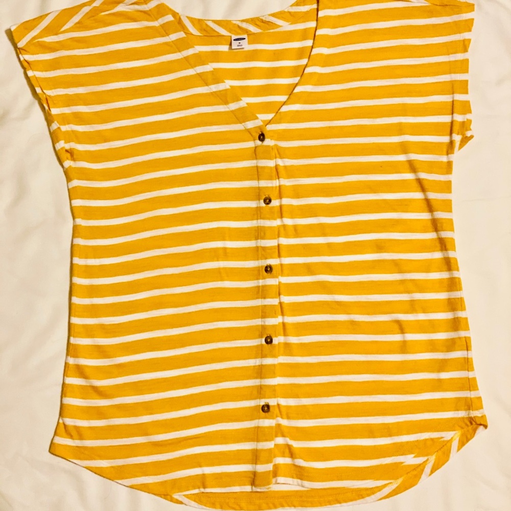 Mustard Yellow Medium Old Navy button down